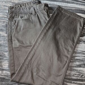 Size 34 Guess Lincoln Slim Straigh Jeans Gray
